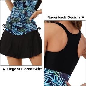 img 2 attached to Summer Mae Tankini Swimdress Control Women's Clothing : Swimsuits & Cover Ups