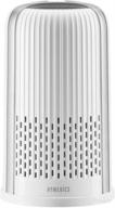 🌬️ homedics totalclean 4-in-1 tower air purifier with 360-degree hepa filtration, ionizer, night-light,essential oil aromatherapy - ideal for allergens, dust and dander - suitable for home, office, desktop (white) логотип