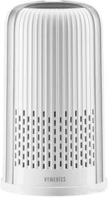 img 4 attached to 🌬️ Homedics TotalClean 4-in-1 Tower Air Purifier with 360-Degree HEPA Filtration, Ionizer, Night-Light,Essential Oil Aromatherapy - Ideal for Allergens, Dust and Dander - Suitable for Home, Office, Desktop (White)