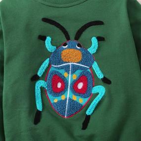 img 1 attached to Adorable Animal Sleeve Toddler Sweatshirt: Boys' Fashion Hoodies & Sweatshirts