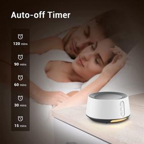 img 1 attached to Sundiko White Noise Machine: Experience Serene Sleep with 14 Soothing Sounds, 5 Timer Options, Night Light - Ideal for Babies, Kids, and Adults!