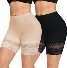 img 4 attached to Women'S Anti-Chafing Slip Shorts For Dresses - JOYSHAPER Light Control Shapewear Boyshorts For All-Day Comfort And Support