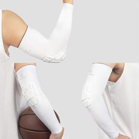 img 2 attached to Protective Compression Elbow Sleeves For Comfortable Arm Support: HOPEFORTH 2PCS