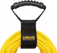 2 pack 22in lubansir portable extension cord organizer hook and loop storage straps for ropes, hoses, cables organization and storage. logo