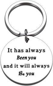 img 4 attached to 💝 Valentine’s Day Anniversary Christmas Gift Ideas: Men's Accessory Keyrings & Keychains for Boyfriend, Girlfriend