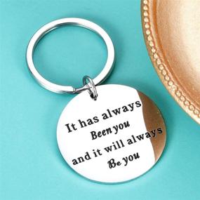 img 3 attached to 💝 Valentine’s Day Anniversary Christmas Gift Ideas: Men's Accessory Keyrings & Keychains for Boyfriend, Girlfriend