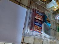 img 1 attached to 4-Pack Clear Fridge Organizer Bins With Lids For Food Storage - MDHAND Stackable And BPA-Free Refrigerator Organizer And Storage Containers review by Cody Bowie