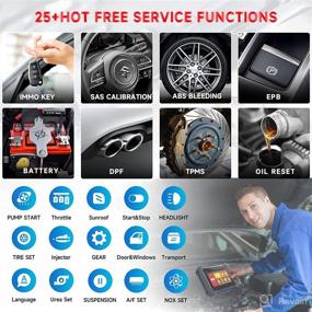 img 2 attached to ANCEL V6 Pro+ OBD2 Scanner Diagnostic Tool Bluetooth, Latest 2022 Bidirectional Automotive Scan Tool, Full Systems Car Code Reader with 25+ Service Functions, ABS Bleeding/Key Programming/EPB/DPF/Battery/TPMS