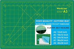 img 4 attached to Efficient And Durable 12" X 18" Self-Healing PVC Cutting Mat For Craft, Sewing And Scrapbooking Projects