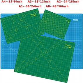 img 1 attached to Efficient And Durable 12" X 18" Self-Healing PVC Cutting Mat For Craft, Sewing And Scrapbooking Projects