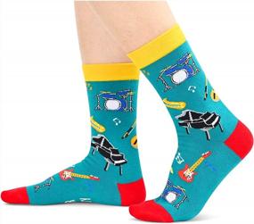 img 3 attached to HAPPYPOP Забавные носки Crazy Socks Глупые носки для женщин, носки для учителей Рождественские подарки для учителей