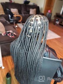 img 5 attached to 8 Packs Pre-Stretched Yaki Straight Synthetic Braiding Hair For Professional Crochet Braids Hot Water Setting - 20 Inch #1