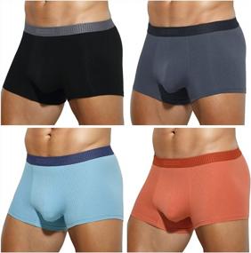 img 4 attached to Comfortable And Stylish: Arjen Kroos Men'S Cotton Boxer Briefs Multipack