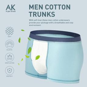 img 2 attached to Comfortable And Stylish: Arjen Kroos Men'S Cotton Boxer Briefs Multipack
