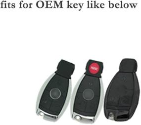 img 1 attached to Enhance and Protect Your MERCEDES BENZ Smart Remote Key with SEGADEN's Red Silicone Cover Protector Case