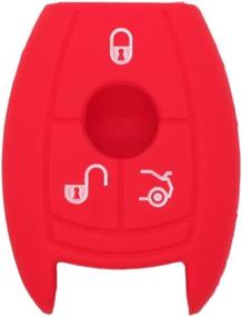 img 3 attached to Enhance and Protect Your MERCEDES BENZ Smart Remote Key with SEGADEN's Red Silicone Cover Protector Case