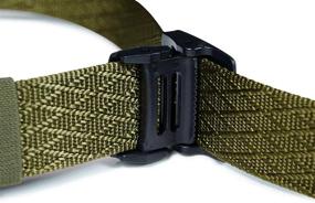 img 3 attached to CQR 1 Or 2 Pack Tactical Belt: Military-Style Heavy Duty & Lightweight Webbing EDC Buckle