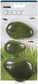 img 1 attached to 🐠 Large Fluval Decor 3 Moss Stones for Aquarium - Enhance your aquatic space