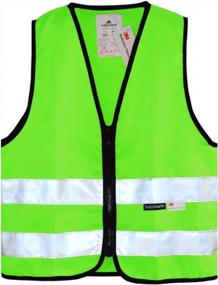 img 4 attached to Ensure Children'S Safety With Salzmann 3M High-Visibility Reflective Vest - Zippered And Made With 3M Material