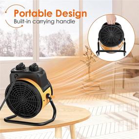 img 2 attached to 2 In 1 Space Heater For Indoor/Outdoor Use - 1500W, 3 Modes, Fast Heat & Overheat Protection