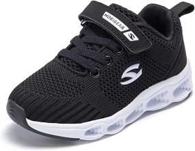 img 3 attached to 👟 VICROAD Lightweight Athletic Breathable Sneakers for Girls' Footwear at Athletic Store