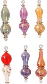 img 3 attached to 6 Egyptian Hand Blown Glass Christmas Ornaments Vintage Style For The Tree - CraftsOfEgypt Set