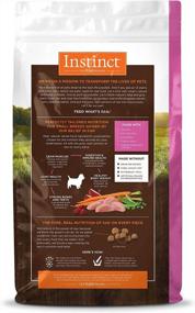 img 3 attached to Grain Free Small Breed Natural Dry Dog Food With Real Chicken, 4 Lb. Bag - Instinct Original Recipe