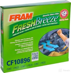 img 2 attached to FRAM Fresh Breeze Cabin Air Filter CF10896: Easy Install for Hyundai/Kia Vehicles, with Arm & Hammer Baking Soda