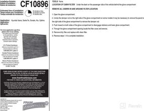 img 1 attached to FRAM Fresh Breeze Cabin Air Filter CF10896: Easy Install for Hyundai/Kia Vehicles, with Arm & Hammer Baking Soda