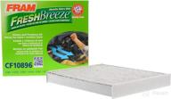 fram fresh breeze cabin air filter cf10896: easy install for hyundai/kia vehicles, with arm & hammer baking soda logo