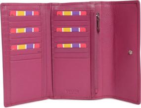 img 2 attached to Saddler Womens Leather Trifold Wallet Women's Handbags & Wallets via Wallets