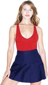 img 4 attached to American Apparel Spandex Bodysuit for Women - Women's Clothing Bodysuits