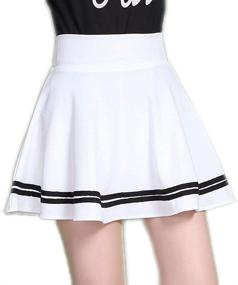 img 4 attached to BLESSL Ladies Summer Stripe Elastic Women's Clothing and Skirts