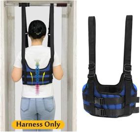 img 4 attached to Medium Back Stretcher Decompression Harness For Lower Back Pain Relief At Home