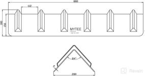 img 1 attached to 🔴 10 Pack Red Corner Protector V Shaped/V Edge Guard - 8x8x36 Inches by Mytee Products: Ultimate Protection for Furniture and Cargo