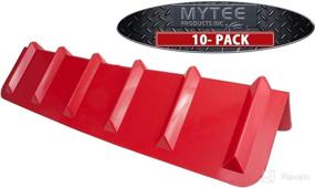 img 2 attached to 🔴 10 Pack Red Corner Protector V Shaped/V Edge Guard - 8x8x36 Inches by Mytee Products: Ultimate Protection for Furniture and Cargo