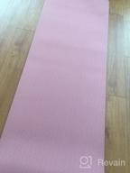 img 1 attached to Get Your Zen On: Extra Thick Non-Slip Yoga Mat With Strap For Yoga, Pilates, And More! review by Dan Venegas