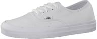 👟 vans unisex authentic white athletic sneakers - women's shoes логотип