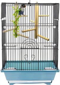 img 4 attached to Enhance Your Bird'S Ability With Bonaweite'S 8" Bird Perches - Perfect For Small And Medium Cockatiels, Parrotlets, And Finches