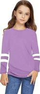 greatchy shirts sleeve crewneck t shirt girls' clothing via tops, tees & blouses logo