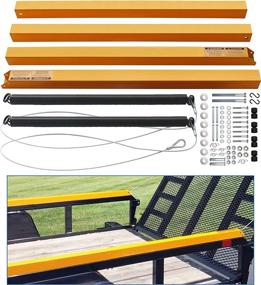 img 4 attached to 🚀 Enhanced Lift Assist System 40101042GS: Ideal for Tailgate Utility Trailer Gate and Ramp, fits 12-24 inch Side Rail and 4-6 feet Tailgate or Ramp Heights