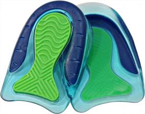 img 3 attached to KidSole Sport Shock Absorbing Lightweight Gel Heel Cups For Kid'S With Sensitive Heels, Heel Spurs, Plantar Fasciitis, Or Ankle Pain (Kids' Size 11-2)