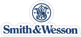 img 1 attached to 🔵 Smith & Wesson Blue Slogan Sticker Decal: Durable 6" x 3" Adhesive for Enhanced Style