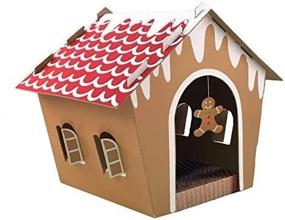 img 3 attached to 🏡 Discover the Perfect Holiday Retreat: Companion Gear 70070 Gingerbread Cat Scratcher House