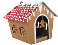 🏡 discover the perfect holiday retreat: companion gear 70070 gingerbread cat scratcher house logo