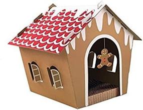 img 1 attached to 🏡 Discover the Perfect Holiday Retreat: Companion Gear 70070 Gingerbread Cat Scratcher House