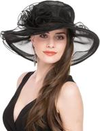 👒 saferin women's kentucky church organza accessories: the perfect addition to any special occasion logo