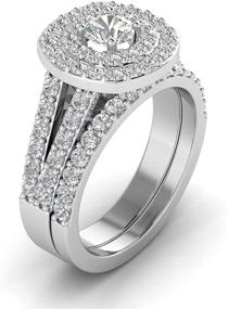 img 1 attached to 💍 Stunning 2.00Ct Cushion Diamond Engagement Wedding Women's Jewelry: A Timeless Treasure