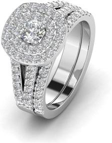 img 2 attached to 💍 Stunning 2.00Ct Cushion Diamond Engagement Wedding Women's Jewelry: A Timeless Treasure