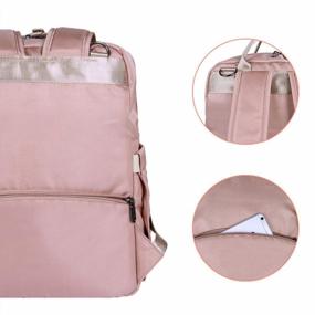 img 1 attached to Stay Stylish And Organized With JiaYou Waterproof Multi-Function Diaper Bag Backpack